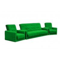 Набор диван Милан и кресла зеленый 120 