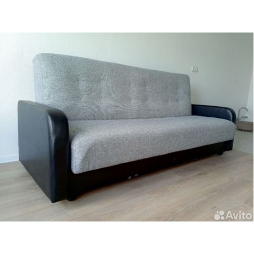 Диван Лондон рогожка серая