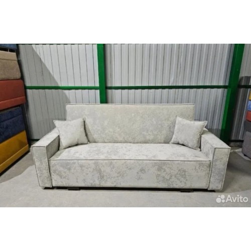 Диван книжка лофт с широкими подлокотниками бежевый