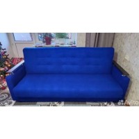 Диван книжка Милан люкс синий Диван книжка Милан люкс синий