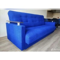 Диван книжка Милан люкс синий