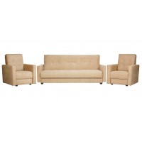 Мягкая мебель комплект диван и два кресла Милан