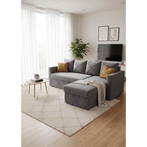 Угловой диван велюр Стелла 