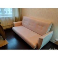 Диван кровать прямой Лира бежевый