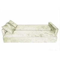 Диван книжка Лофт с узкими подлокотникам бежевый