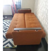 Диван книжка Милан Люкс коричневый Диван книжка Милан Люкс коричневый