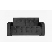 Диван офисный велюр черный Оксфорд Диван офисный велюр черный Оксфорд