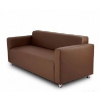 Диван прямой Томи экокожа бежевый