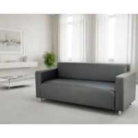 Диван для офиса Томи экокожа серый