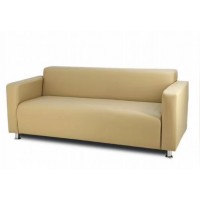 Диван прямой Томи экокожа бежевый