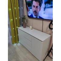 Комод 120 см. ширина  белый