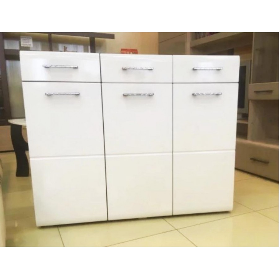 Комод Ненси венге/белый глянец фабрика Горизонт купить цена 9500 руб ...