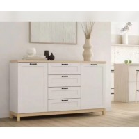 Комод Техас 4 белый МДФ