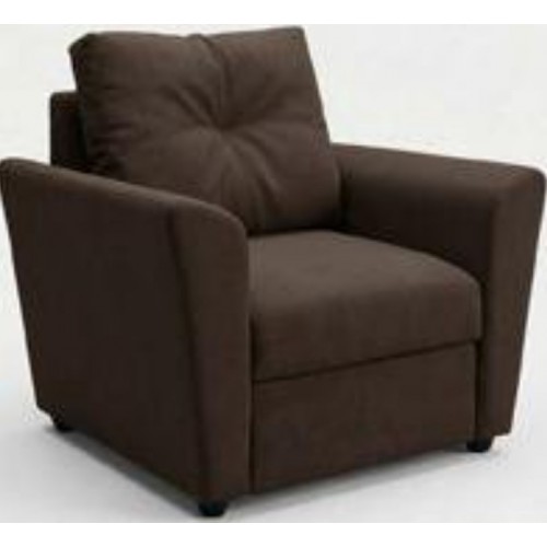 Кресло-кровать Амстердам велюр коричневый