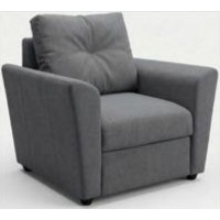 Кресло-кровать Амстердам велюр серый