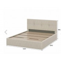 Кровать с мягким изголовьем 160*200 см.