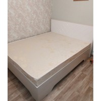 Кровать Сальма КР 022 белый глянец - дуб анкор
