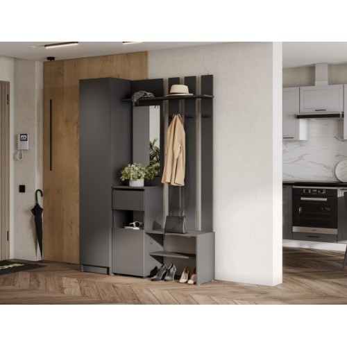  Прихожая  1.4 м. Бали графит