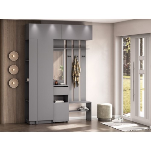  Прихожая  1.6 м. Бали графит