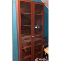 Шкаф книжный билли 20 орех IKEA style