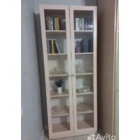 Шкаф книжный билли 20 орех IKEA style