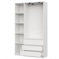 Шкаф трехстворчатый Бали белый