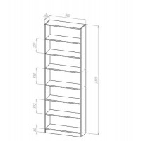 Шкаф книжный Билли 105