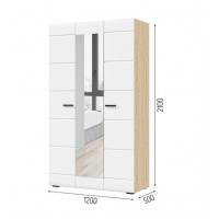 Шкаф 3-х створчатый Либерти