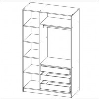 Шкаф распашной Зодиак 3.3