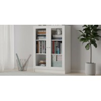Стеллаж билли ikea низкий белый 80 см.