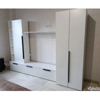 Стенка Аккорд 63.02 белая Олмеко