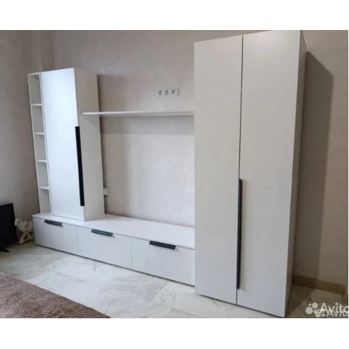 Стенка Аккорд 63.02 белая Олмеко