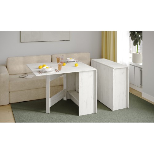 Стол книжка, Дуб крафт белый