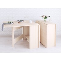 Стол кухонный раскладной, дуб молочный (ТЭКС)