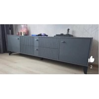 Тумба под телевизор Парус-10, Графит, Гранит лофт Тумба под телевизор Парус-10, Графит, Гранит лофт
